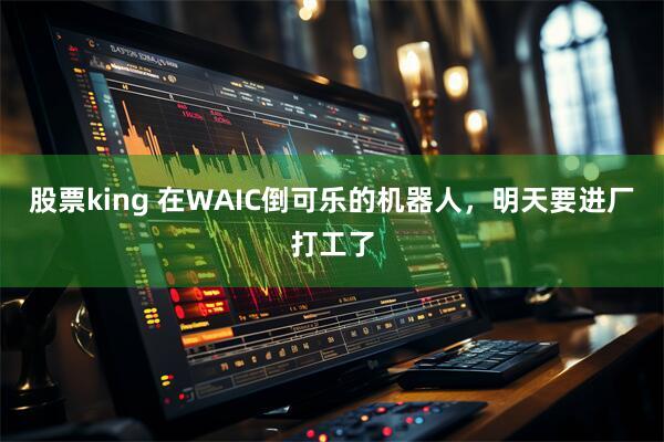 股票king 在WAIC倒可乐的机器人，明天要进厂打工了
